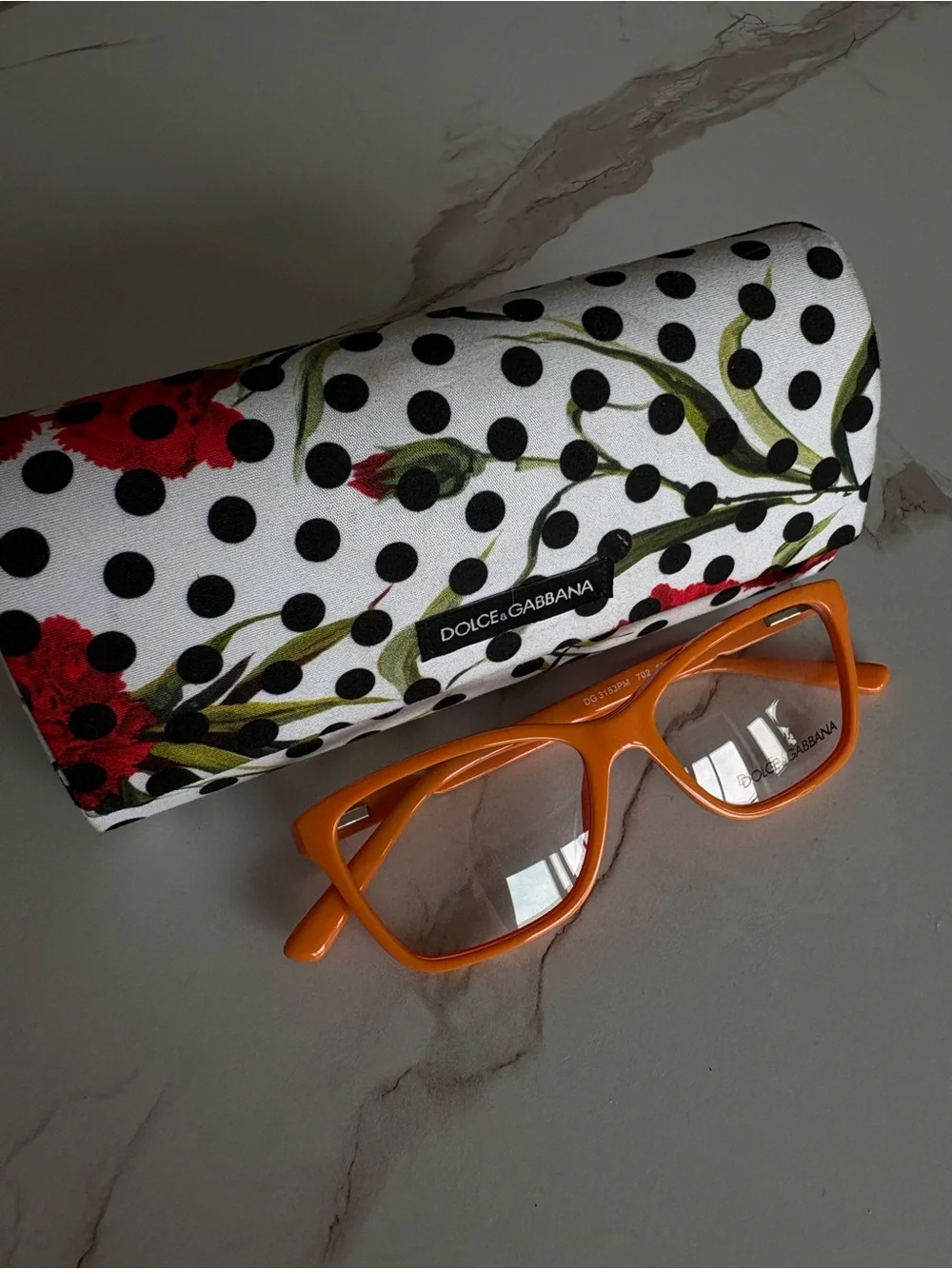 Dolce & Gabbana Eyeglasses DG 3153PM 702 Orange 52-15-140